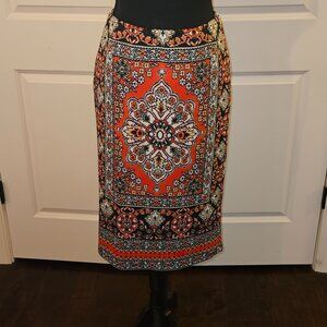 Carmen Patterend Pencil Skirt